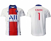 2020-21 Paris Saint Germain 1 K.NAVAS Away Thailand Soccer Jersey,baseball caps,new era cap wholesale,wholesale hats